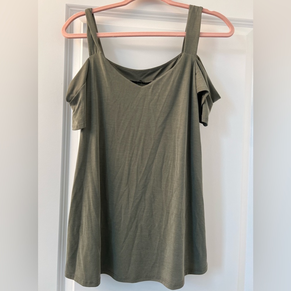 Olive Green Off Shoulder